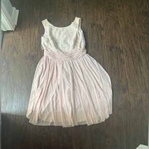 J H evenings pink and sparkly dress size 12